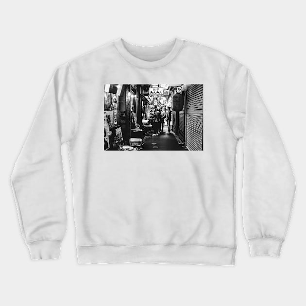 Tokyo street scene Crewneck Sweatshirt by CalMal